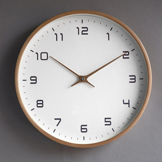 WoodenTime | Minimalistische & Klassische Skandinavische Wanduhr