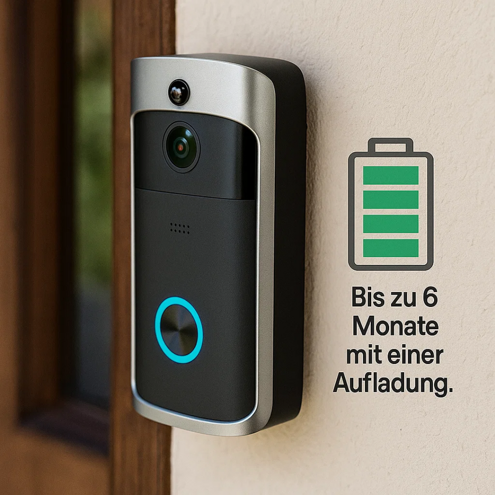 LuxGuard | Kabellose Video-Türklingel mit Akku für ultimative Sicherheit