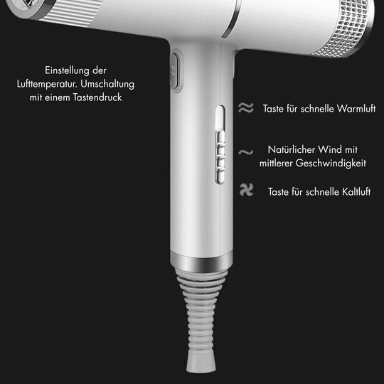 AeroDry | Professioneller Hochleistungs-Haartrockner für schnelles, schonendes Styling