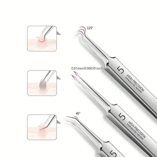 PoreSharp | Präzise Pinzetten für Mitesser & Whiteheads