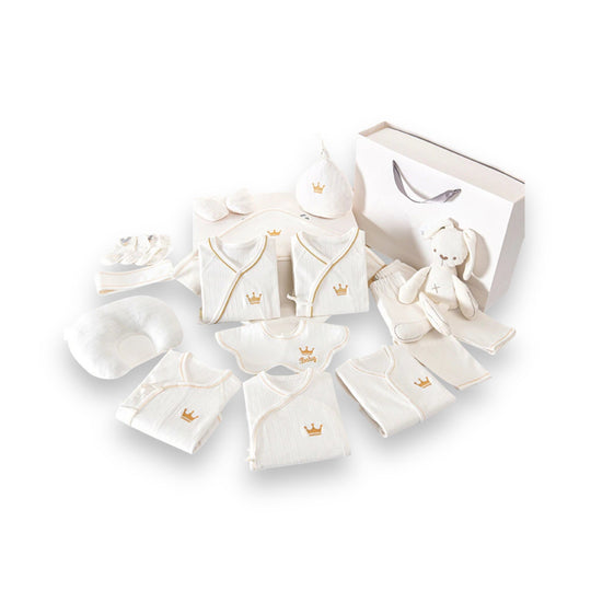 BabyBliss | Luxus Geschenkbox für Neugeborene – Weich & Komplett