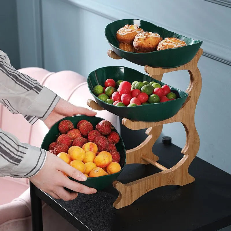 OrgaFruit | Mehrstufige Obstschale für Ordnung & Ästhetik (2-3 tier)