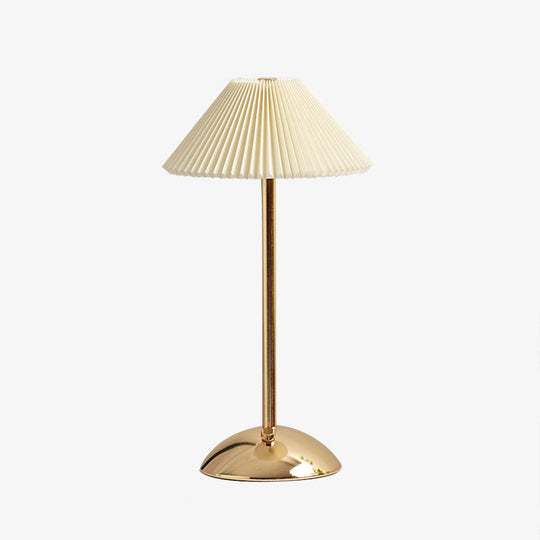 GlowCone | Kegelförmige Stoff-Tischleuchte im Scandi-Stil