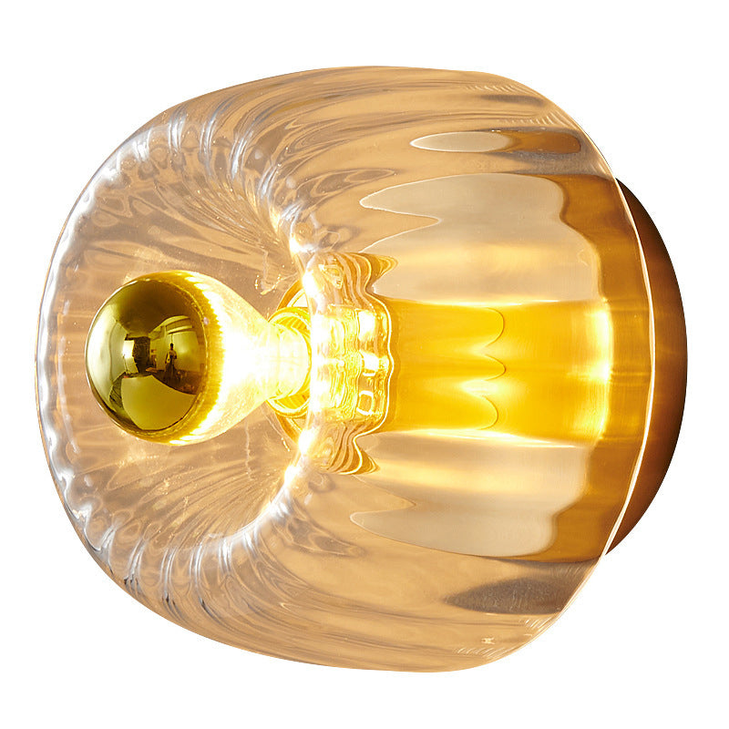 BrassRay | Luxuslampe aus Kupfer & Glas im Sonnenstil