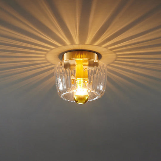 BrassRay | Luxuslampe aus Kupfer & Glas im Sonnenstil