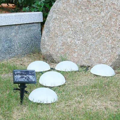 SolarDome | Halbkugel LED Gartenlichter im 5er Set
