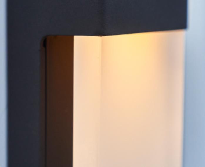 SolaraCube | Quadratische LED-Wandleuchte für Außen