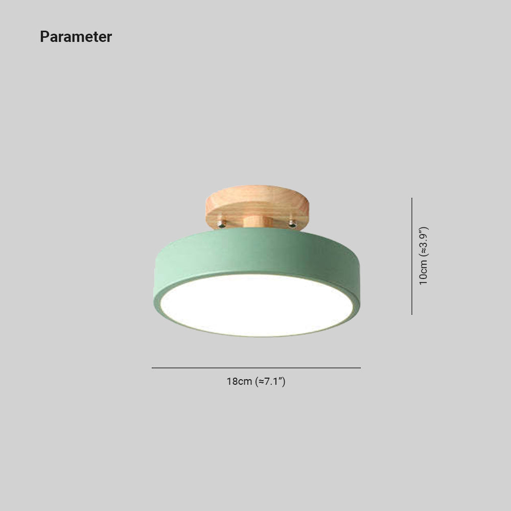 TimberRay | Deckenleuchte – Moderne LED-Technik mit Holzfinish