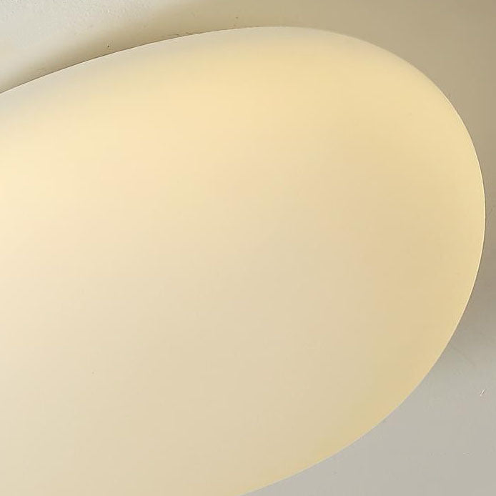 CalmaStone | Runde LED-Deckenleuchte in Kieseloptik