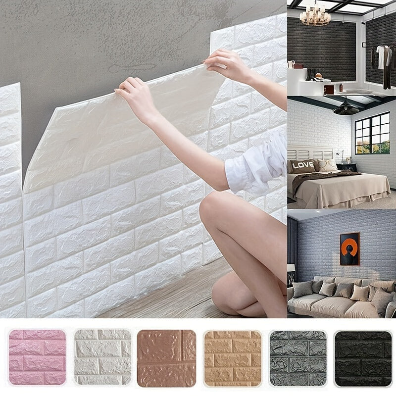 FoamLux | 3D Ziegel Paneele – Geräuschdämpfend & abwischbar