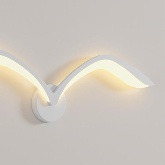 Seaglow | Nordic LED-Wandleuchte in Möwenform