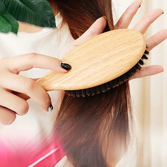 NaturEase | Premium Holz-Haarbürste zum Glätten & Stylen