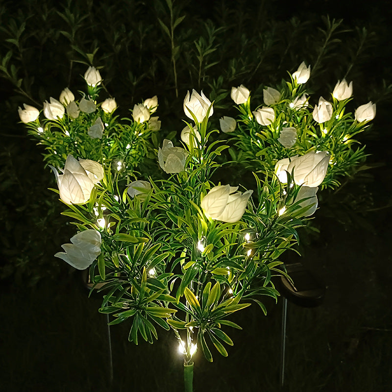 BloomRay | Solar Gartenlicht in Gardenienform