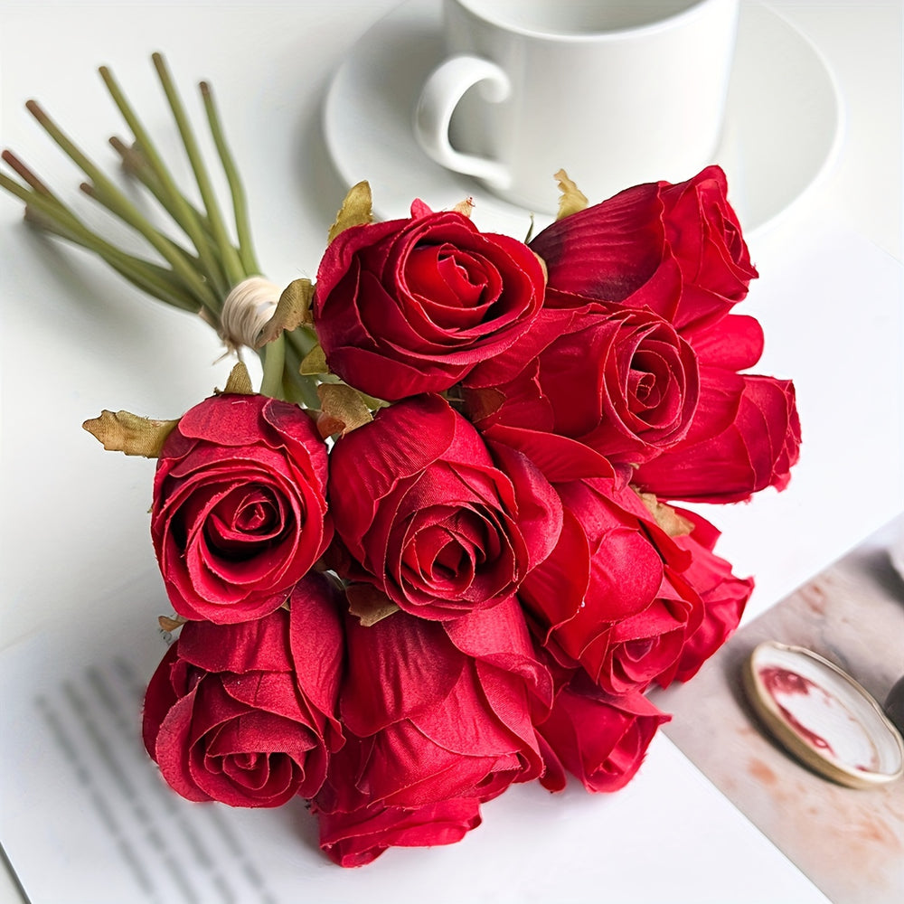 FloraJoy | Fake Rosenstrauß – Ästhetische Raumdeko & Hochzeit