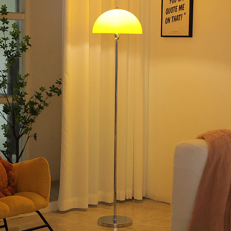 LightBloom | Nordic Vintage Acryl Klar Dom 1-Licht Stehlampe