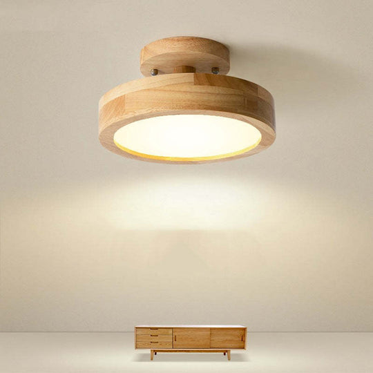 TimberRay | Deckenleuchte – Moderne LED-Technik mit Holzfinish