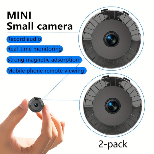 CamTrack | Mini-Wi-Fi-Kamera – Tragbar & Wiederaufladbar