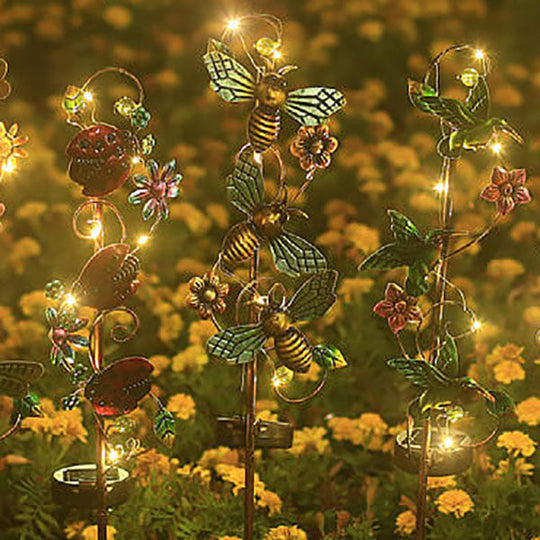 WildLight | Solar Gartenlicht mit Eisenfiguren
