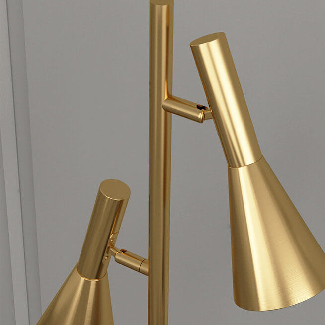 DuoHorn | Nordic Minimalist Horn Shade Rotierbare 2-Lampen Stehlampe