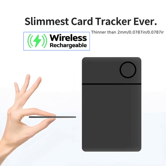 SafeTrace | Karten-Tracker – Ultra-Slim & Wiederaufladbar