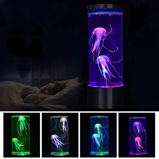 JellyLume | Magische Quallen-Lava Lampe mit Farbwechsel