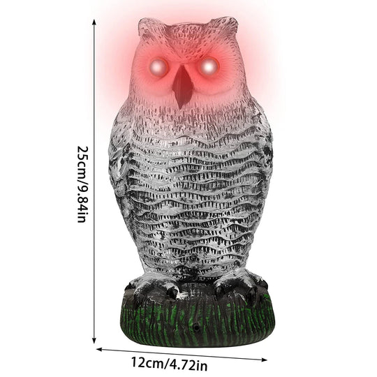 ScareOwl | Realistischer Eulenattrappe Vogelschreck