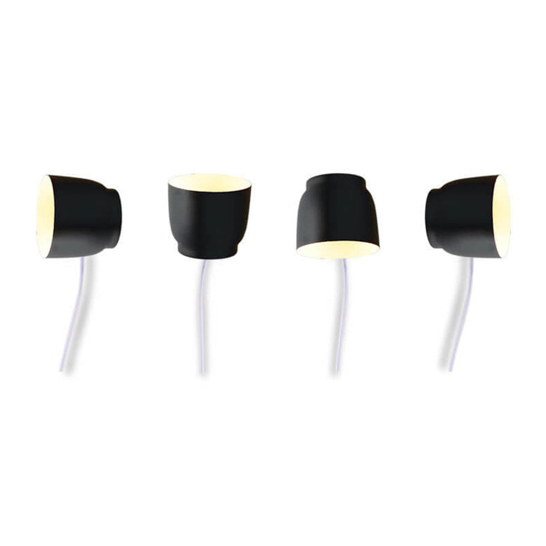 ScandiSpin | Verstellbare Wandleuchte mit Holzfuß