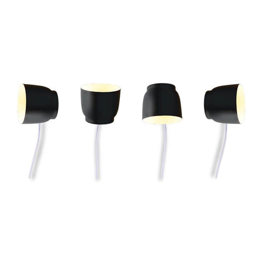 ScandiSpin | Verstellbare Wandleuchte mit Holzfuß