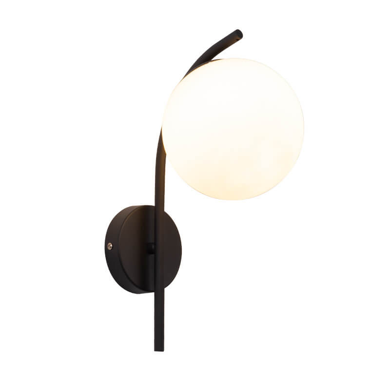 HaloBend | Minimalistische Glaskugel-Wandleuchte