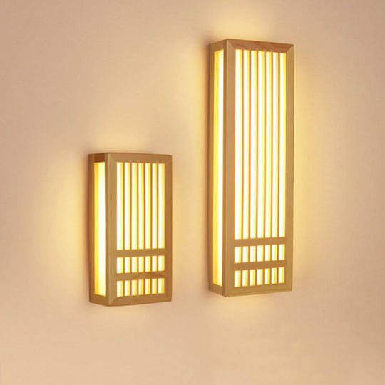 ShizuLight | Japanische LED-Wandleuchte aus Holz