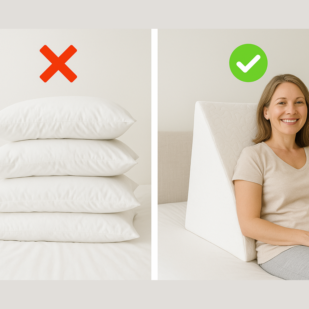 RestAngle | Orthopädisches Keilkissen – Reflux- & Genesungslinderung
