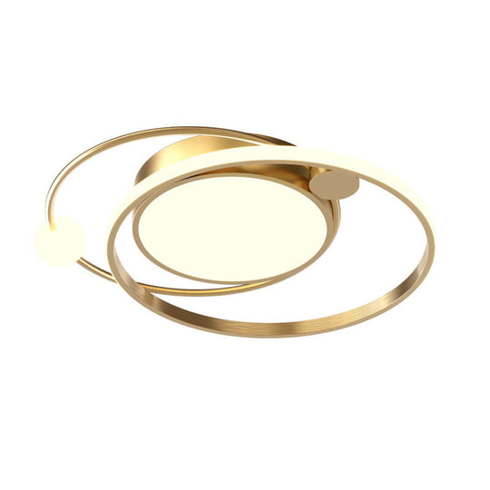 CircleLux | Nordic Round Circle LED Deckenleuchte bündig montiert