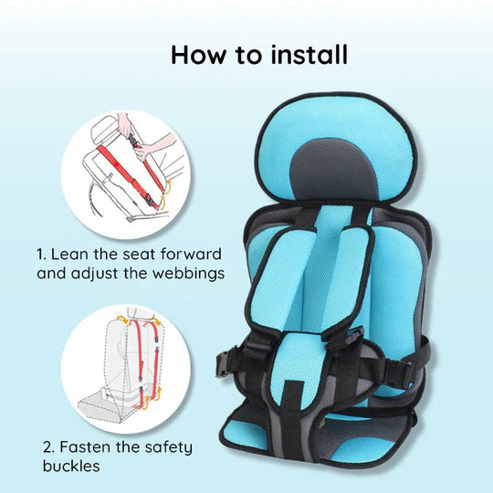 SafeSeat | Kinderschutz Autositzkissen – Komfort & Sicherheit für Kinder