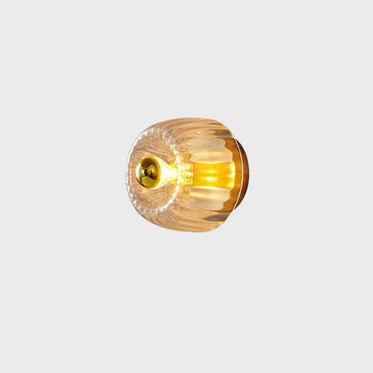 BrassRay | Luxuslampe aus Kupfer & Glas im Sonnenstil