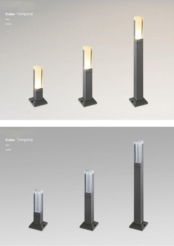 PathLume | Rasenlichtsäule Acryl LED Außen wasserdicht Gartenlicht