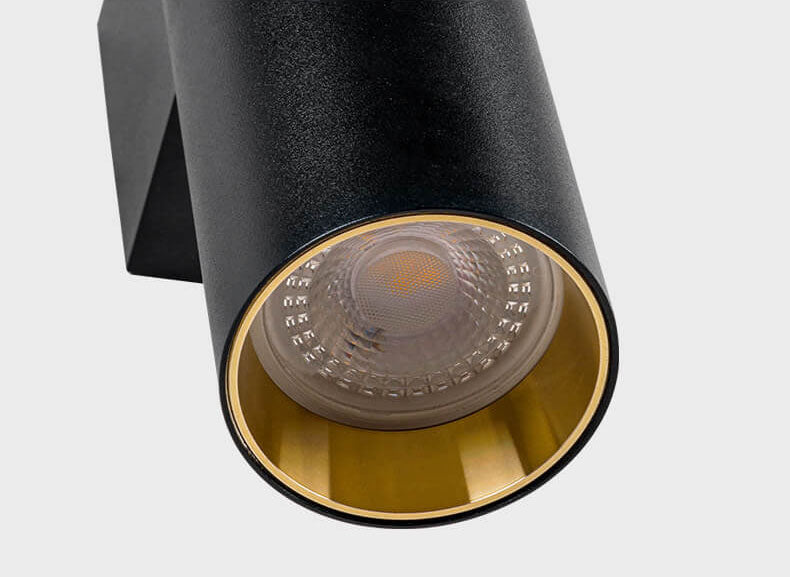 TwinRay | Zylindrische LED-Wandleuchte aus Aluminium