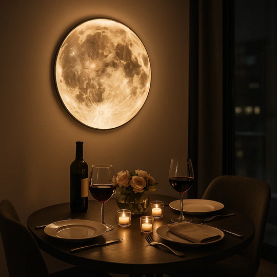 GlowMoon | Minimalistische Wandleuchte im Mond-Design