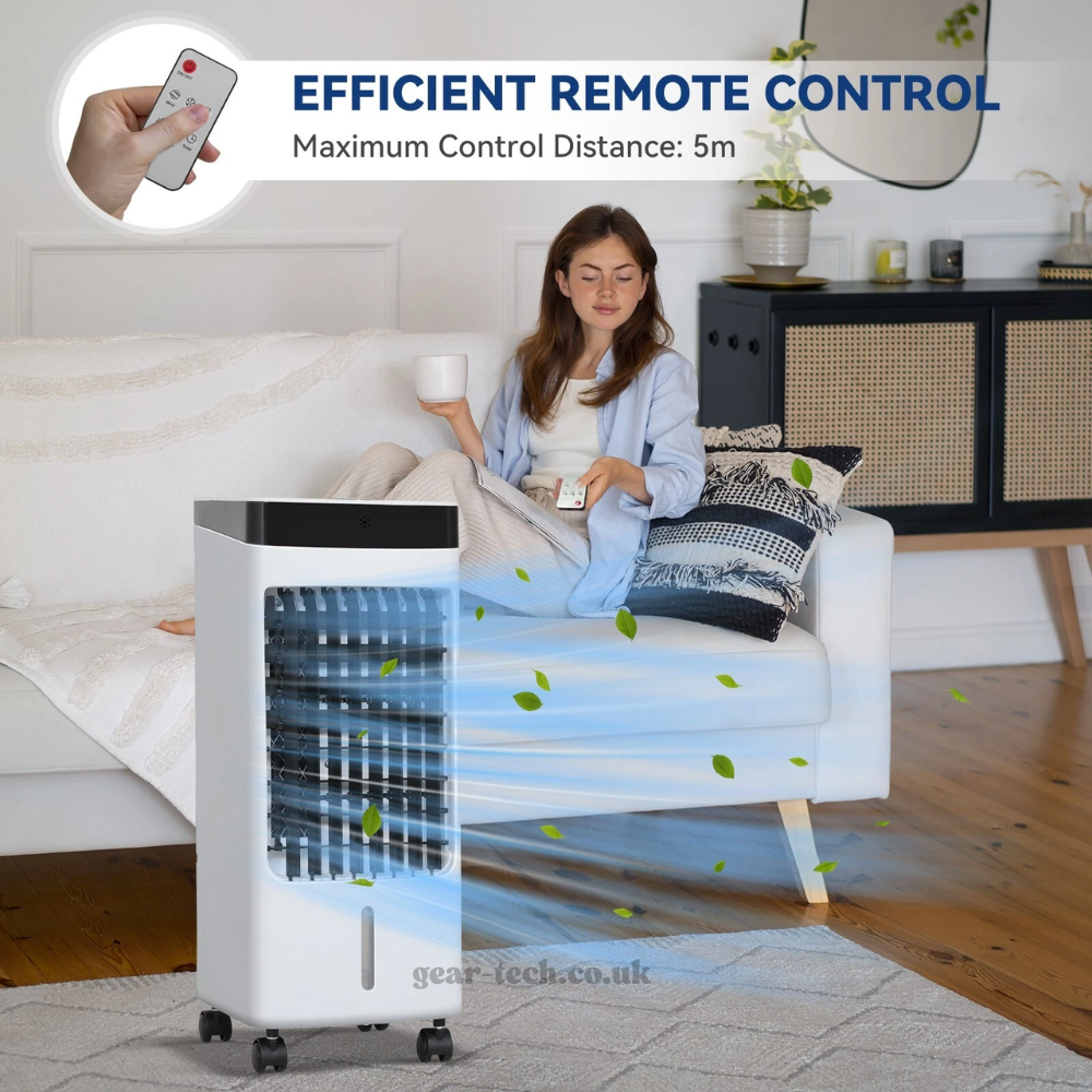 FreshBreeze | Klimaanlage – Tragbar & Fensterlos mit Fernbedienung