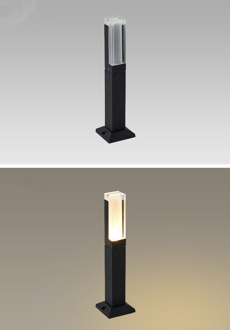 PathLume | Rasenlichtsäule Acryl LED Außen wasserdicht Gartenlicht