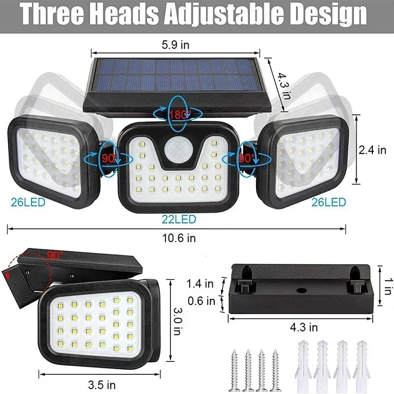 MotionRay | Bewegungsmelder Solarlicht für den Außenbereich