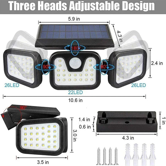 MotionRay | Bewegungsmelder Solarlicht für den Außenbereich