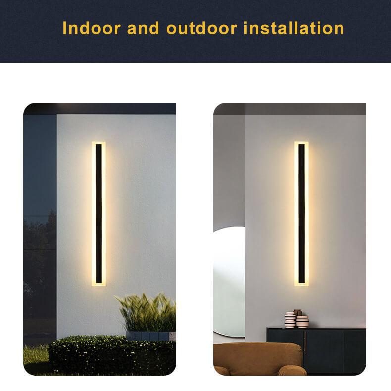 AquaBar | Wasserdichte LED-Außenwandleuchte in Balkenform