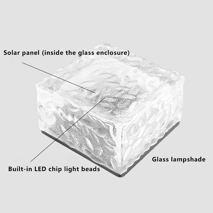 SparkTile | Dekoratives Solarlicht im Glasziegel-Look
