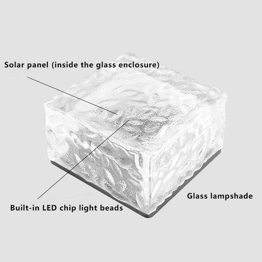 SparkTile | Dekoratives Solarlicht im Glasziegel-Look