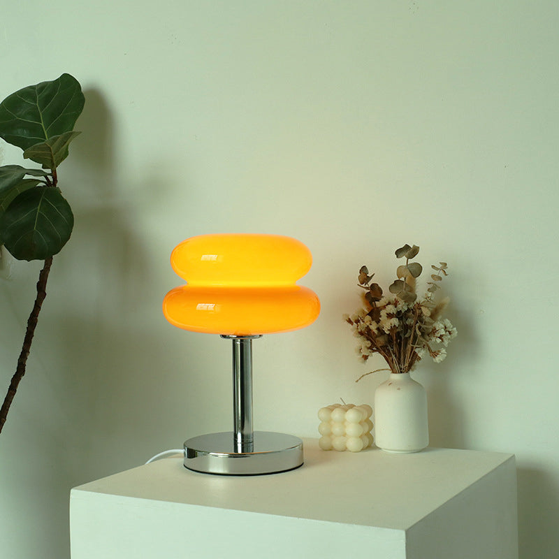 TartaGlow | Modernes Glas Tart Design 1-Licht Tischlampe