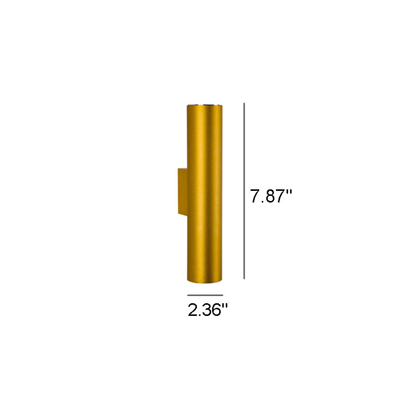 TwinRay | Zylindrische LED-Wandleuchte aus Aluminium