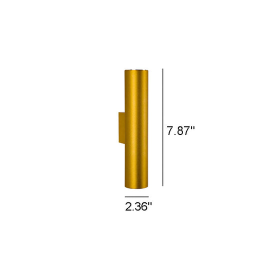 TwinRay | Zylindrische LED-Wandleuchte aus Aluminium