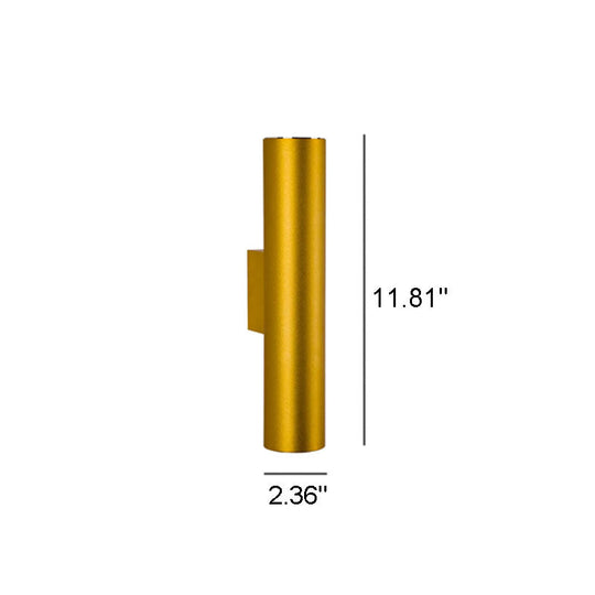 TwinRay | Zylindrische LED-Wandleuchte aus Aluminium