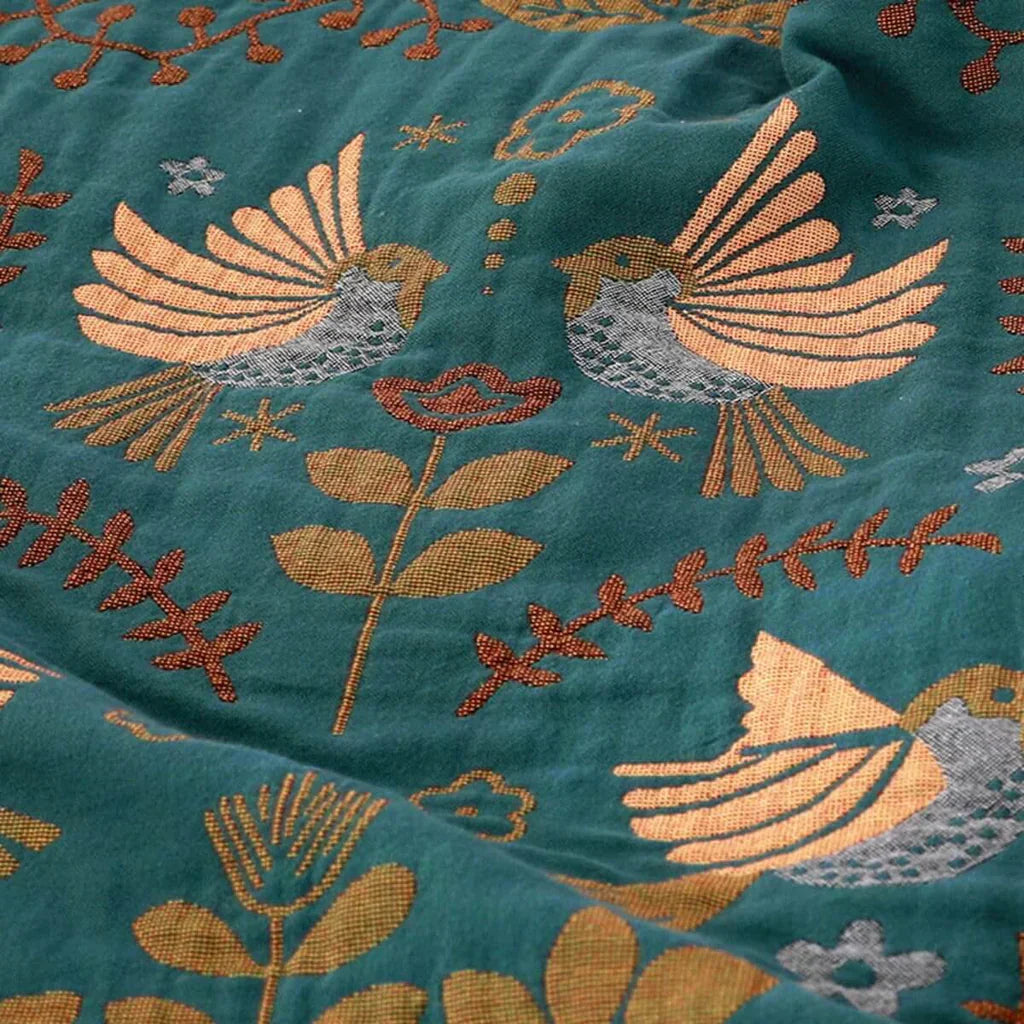 NordNest | Wendedesign-Decke mit skandinavischem Vogelmotiv
