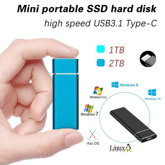DataFlash | Portabler Ultra Speed Externe SSD Festplatte